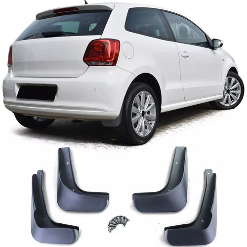 Set paraurti anteriore e posteriore nero per VW Polo 5 Vorfacelift 6R 09-14
