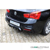 Diffusore Lucido Competition per BMW F20 F21 2 tubi M LCI
