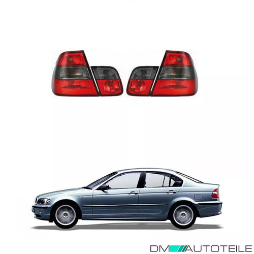Set luci posteriori Facelift rosso fumo 4 pz. per BMW Serie 3 E46 98-01