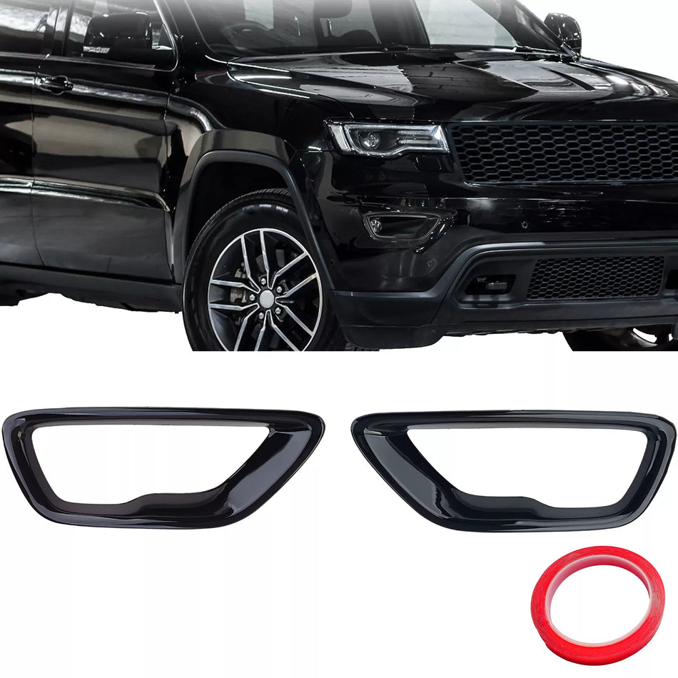 Bordi fendinebbia nero lucido, per Jeep Grand Cherokee WK2 18-20