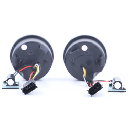 Frecce anteriori trasparente LED luce di posizione nera Jeep Wrangler JK dal 07