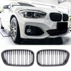 per BMW SERIE 1 F20 F21 GRIGLIA RADIATORE DOPPIO PONTE NERO OPACO 2015-2019