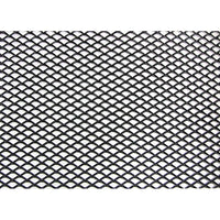 Griglia in alluminio griglia da corsa a nido d'ape 150 x 30 cm 4 x 7 mm nera