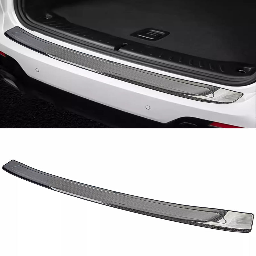 Paraurti bordo acciaio inox nero, per BMW X3 G01 dal 17