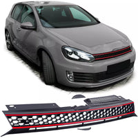 Griglia Sport senza emblema nera rossa adatta per VW Golf 6 anche GTI 08-13