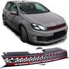 Griglia Sport senza emblema nera rossa adatta per VW Golf 6 anche GTI 08-13