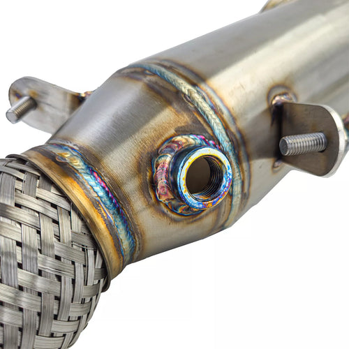 Tubo di ricambio downpipe acciaio inox racing, per BMW Serie 1 F20 F21 N26 125i