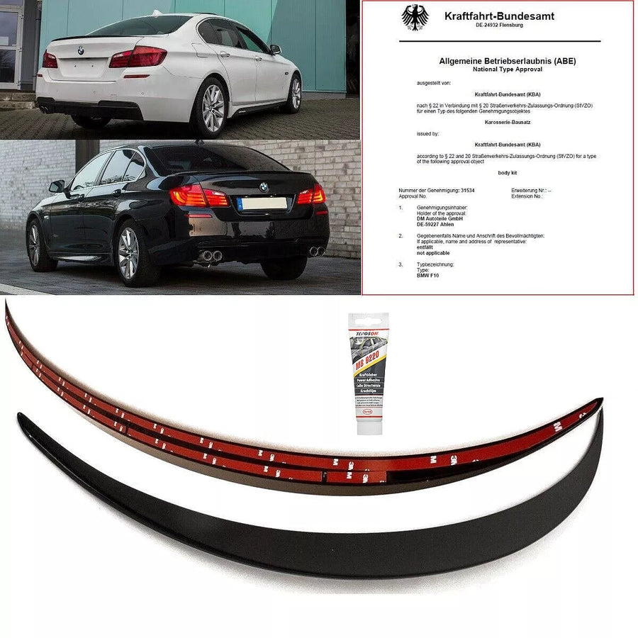 Spoiler Posteriore Spoiler Posteriore verniciato Nero Lucido per BMW F10