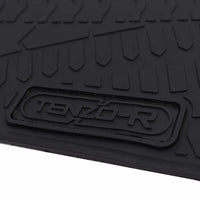 Tappetini auto in gomma neri premium set, per Jeep Wrangler JL 4 porte dal 2018