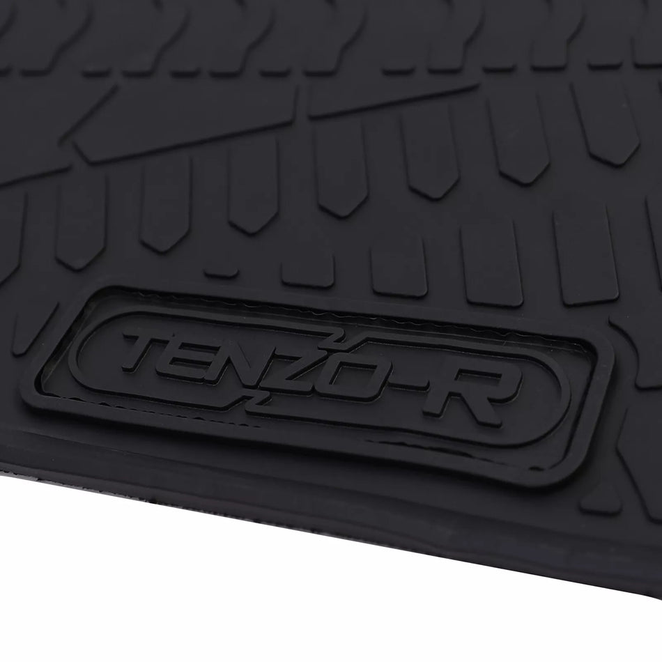 Tappetini auto in gomma neri premium set, per Jeep Wrangler JL 4 porte dal 2018