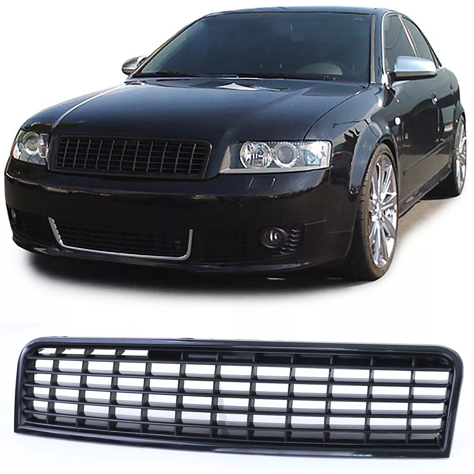 Griglia griglia senza emblema nera per Audi A4 B6 8E berlina Avant 00-04