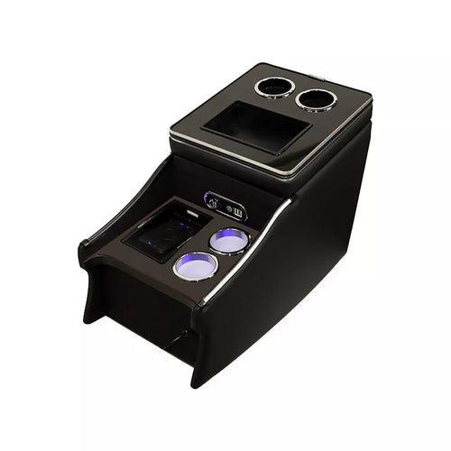 Vano portaoggetti console per Mercedes Vito W447 anno 14-22 +ricarica induzione