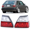 Fanali posteriori rosso bianco cristallo adatti per VW Golf II 2 83-91