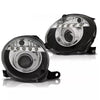 Fari luce diurna a led per Fiat 500 2007-2015 in Nero