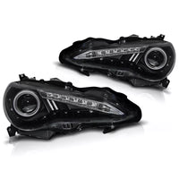 Fari allo xeno LED luce diurna per Toyota GT86 2012-2016 Nero