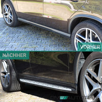 Set pedane barra ingresso alluminio per Mercedes GLE C292 2015