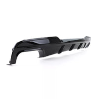 Diffusore posteriore + terminali 550 Performance nero lucido per BMW F10 F11 535