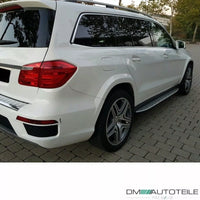 Kit pedane battitacco alluminio  per Mercedes GL X166 2012