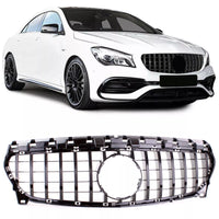 Griglia radiatore sportiva nera lucida, per Mercedes CLA C117 16-19