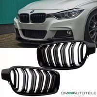 Spoiler doppia barra nera per BMW F30 F31 M*
