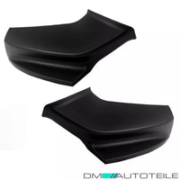 Flaps SET spoiler angoli lama Nero Opaco per BMW F10 F11 M Sport
