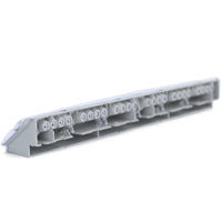 3. Luce freno trasparente cromato Mercedes SLK R170 96-04 + CLK C208 A208 97-02
