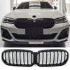 per BMW SERIE 5 G30 G31 LCI SPORT GRIGLIA RADIATORE NERO LUCIDO