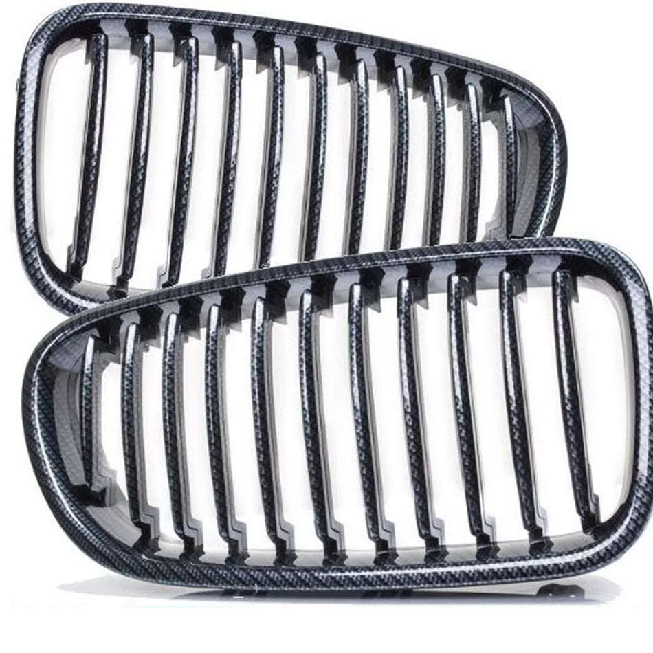 2x Griglia carbonio Lucido per BMW F10 F11 anche M M5