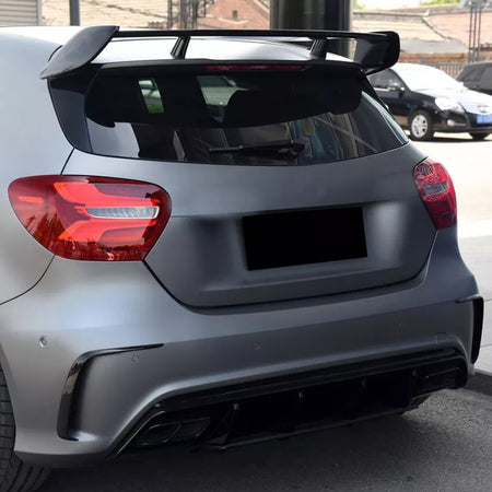 AERO FLAPS NERO posteriore per Mercedes W176 Classe A