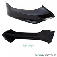 Spoiler anteriore Nero Lucido per BMW Serie 1 F20 F21 LCI M Sport
