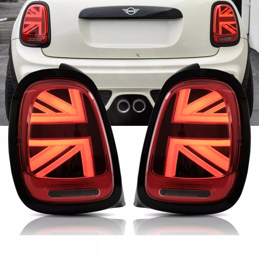 Luci posteriori Union Jack LED dinamiche lightbar per Mini F55 F57 F58 2014