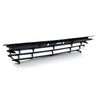 Griglia sportiva griglia radiatore senza emblema nera per VW Polo 6N 94-99