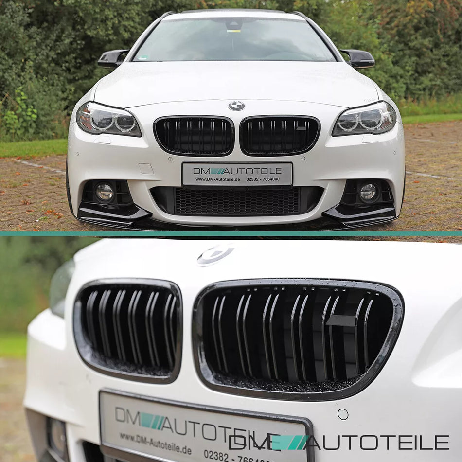Griglia per BMW Serie 5 F10 F11 F18  Lucido doppia barra anche M