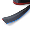Lama Anteriore soglia universale flessibile 2, 5 m x 5 cm effetto carbonio blu