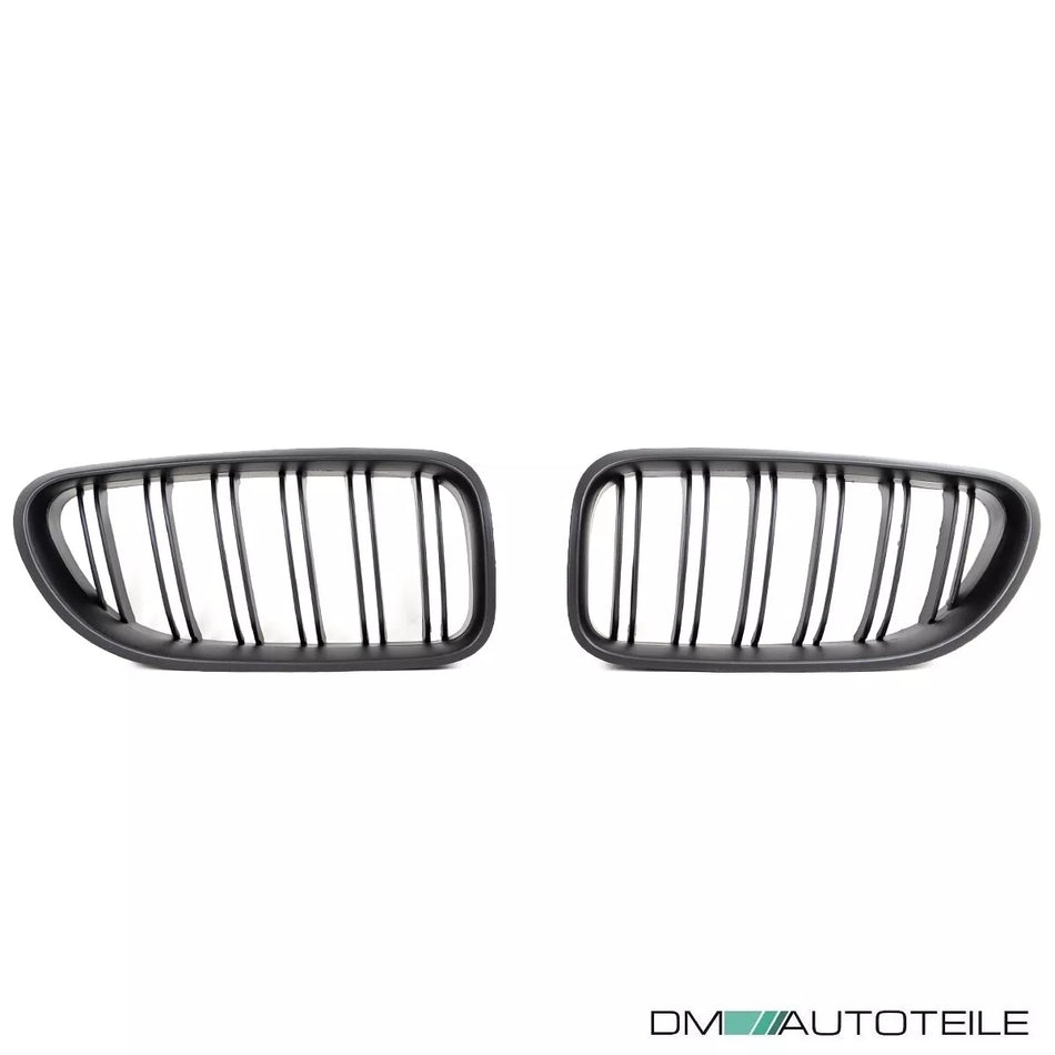 Set Griglia doppia barra per BMW Serie 6 F12 F13 Nero Opaco anche M M6