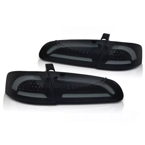 Luci posteriori full LED Lightbar per Seat Ibiza 6L 2002-08 Nero/fumo