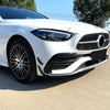 per MERCEDES W206 S206 C AMG LINE ANTERIORE AERO FLAPS PACCHETTO SPOILER