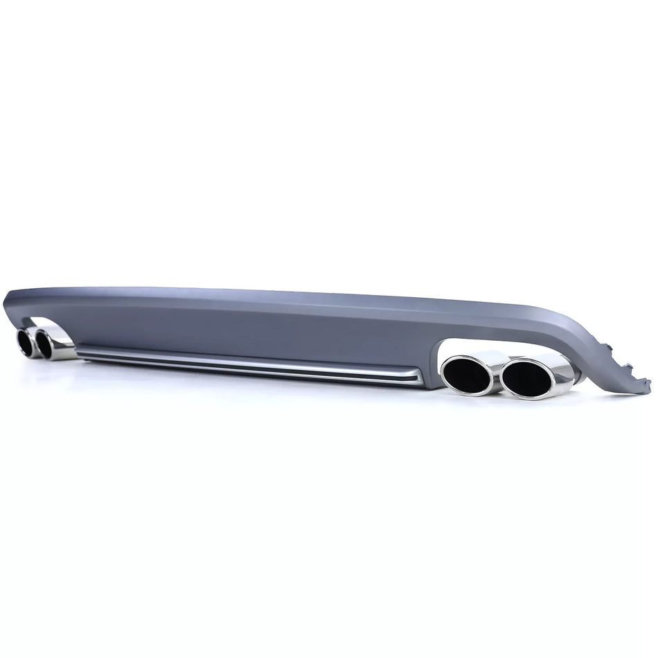 Diffusore posteriore + doppi terminali bilaterali per Audi A5 8T 11-17