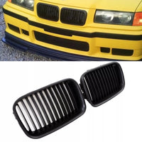 2x Griglia SET Nero Opaco per BMW E36 TUTTI I MODELLI o Compact 90-96