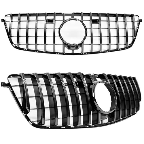 Griglia nera per Mercedes GL X166 12-15 + fotocamera Sport-Panamericana