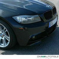 Set Flaps Splitter lama Nero Lucido per BMW Serie 3 E90 E91 Facelift 2008