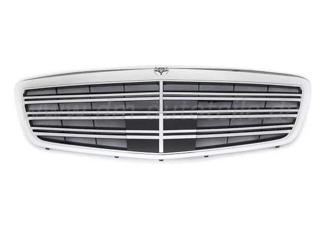 Griglia cromata senza Distronic per Mercedes Classe S W221 mopf S63 S65 AMG