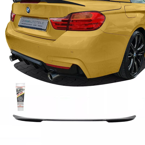 Spoiler Posteriore bagagliaio Nero Lucido per BMW Serie 4 F33 cabriolet non M4