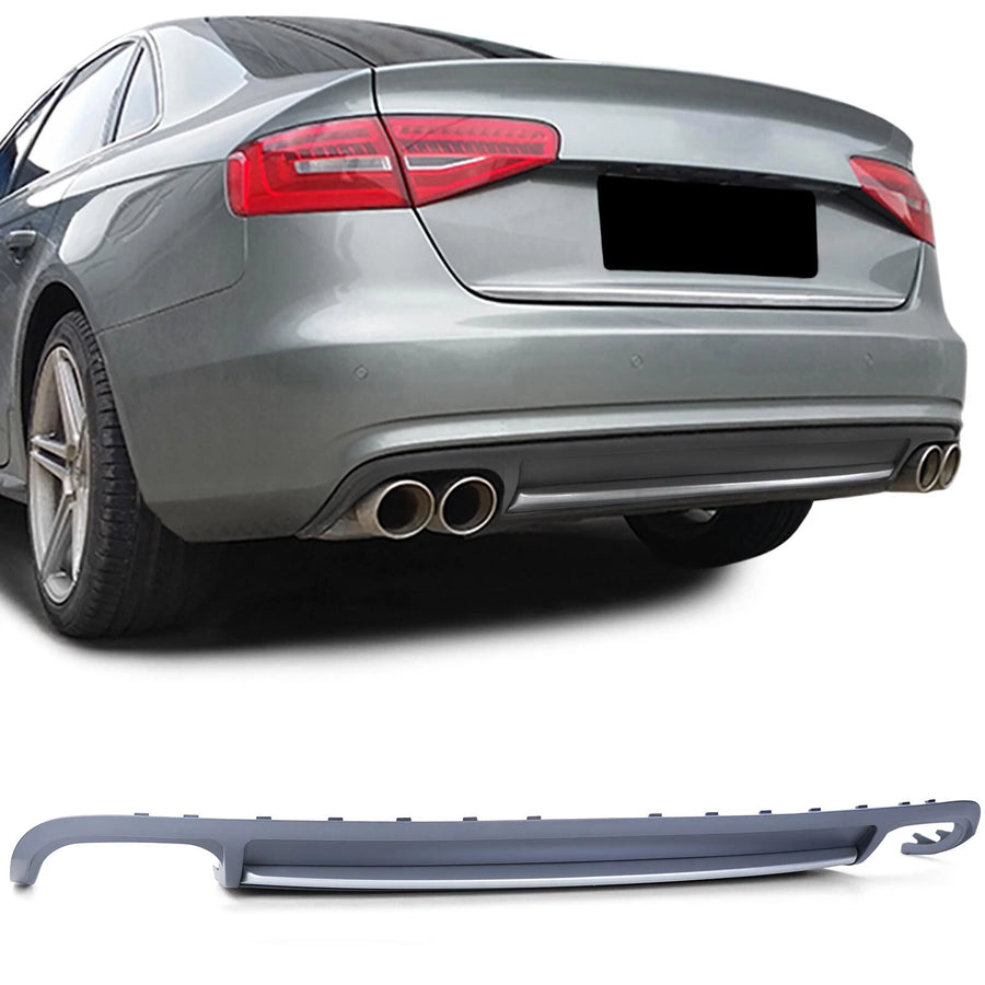 Inserto diffusore posteriore paraurti per Audi A4 B8 berlina Avant 07-11