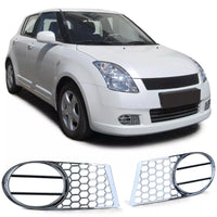 Coprifendinebbia griglia cover cromata per Suzuki Swift MZ EZ 05-08