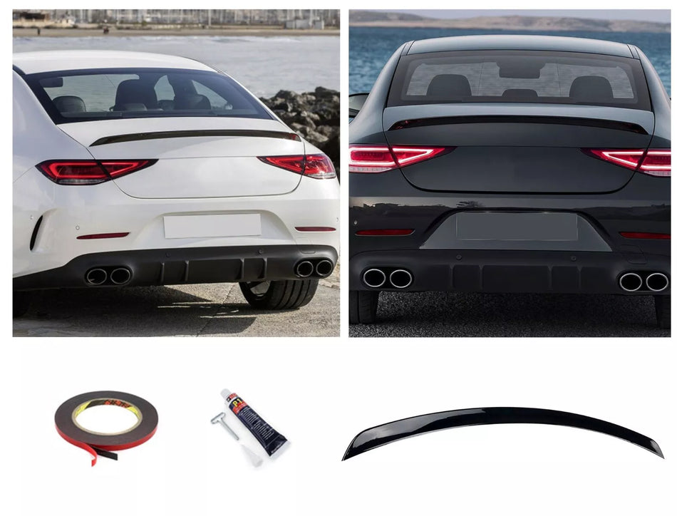 SPOILER POSTERIORE NERO LUCIDO per MERCEDES C257 CLS Coupé