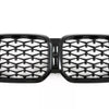 per BMW X3 X4 G01 G02 LCI GRIGLIA RADIATORE DIAMANTE LUCIDO NERO