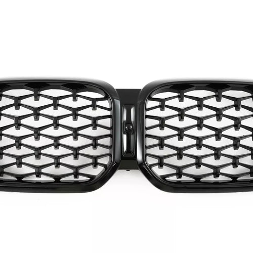 per BMW X3 X4 G01 G02 LCI GRIGLIA RADIATORE DIAMANTE LUCIDO NERO