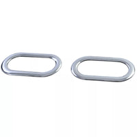 Frecce laterali bordi acciaio inox per VW T5 Golf 3 4 Seat Ibiza Ford Fiesta