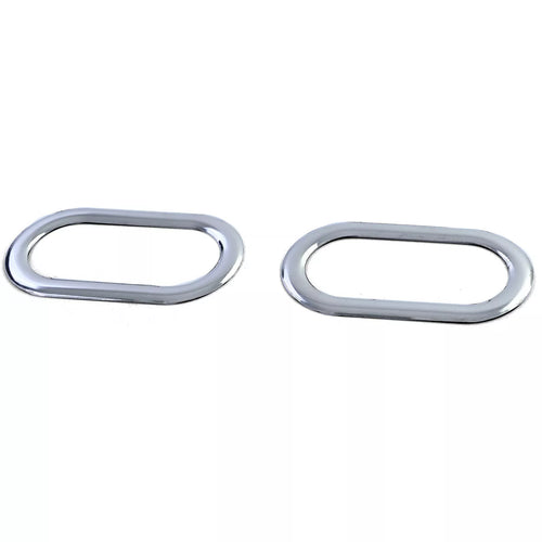 Frecce laterali bordi acciaio inox per VW T5 Golf 3 4 Seat Ibiza Ford Fiesta